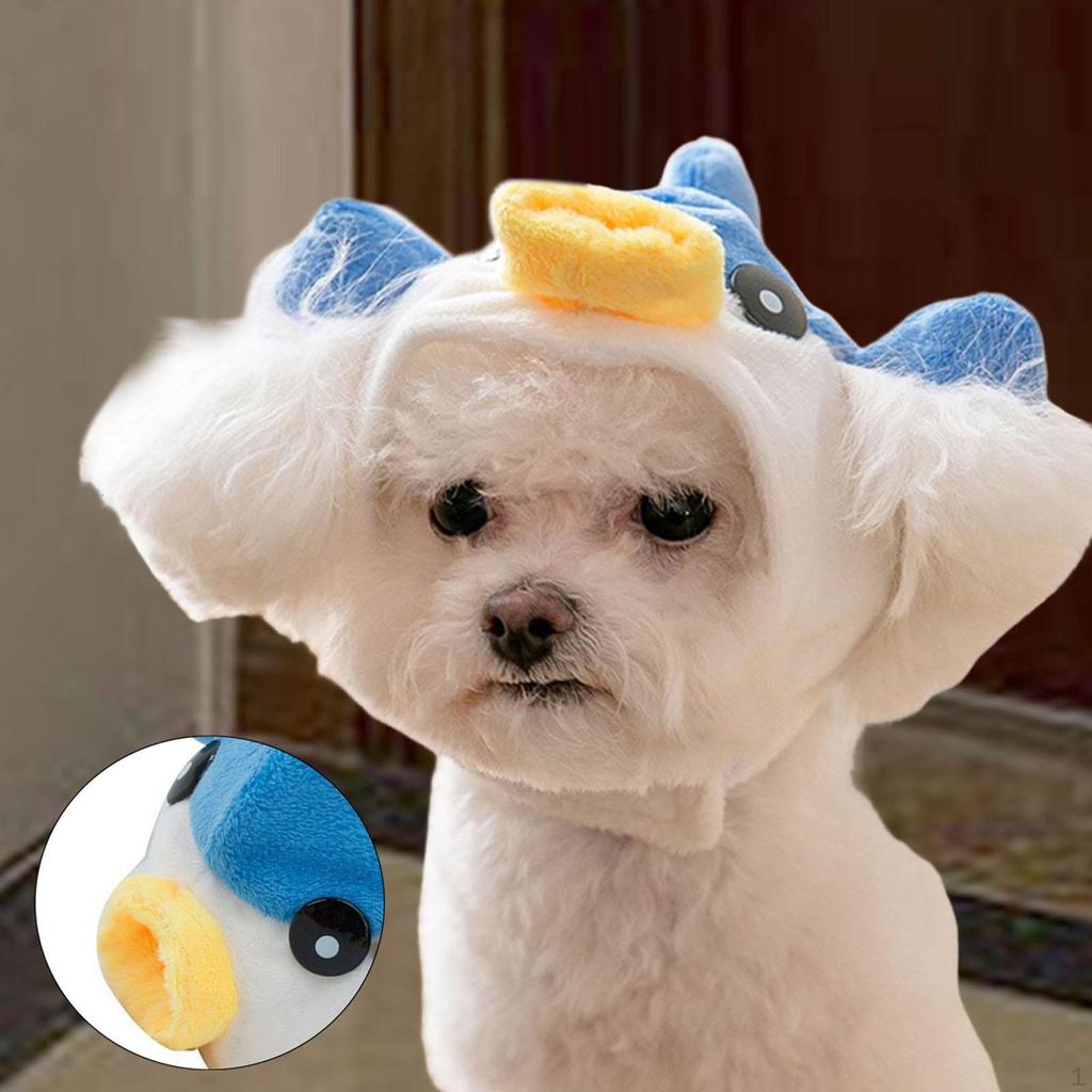 Adjustable Pet Headgear for Small Animals, Cosplay Hat Pets During Winter