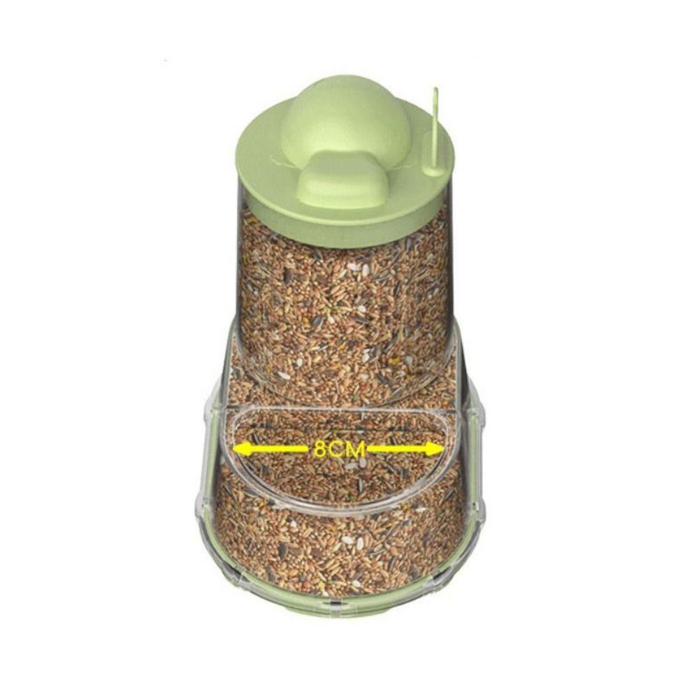 Automatic Hamster Feeder Large Capacity Transparent Small Pet Food Bowl Durable Multi-purpose Pet Food Box Home