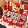 Elegant Ceramic Eternal Flower Wedding Tea Set