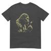 Blowing Wishes Funny Bigfoot Blowing Dandelion Vintage Art Tshirt