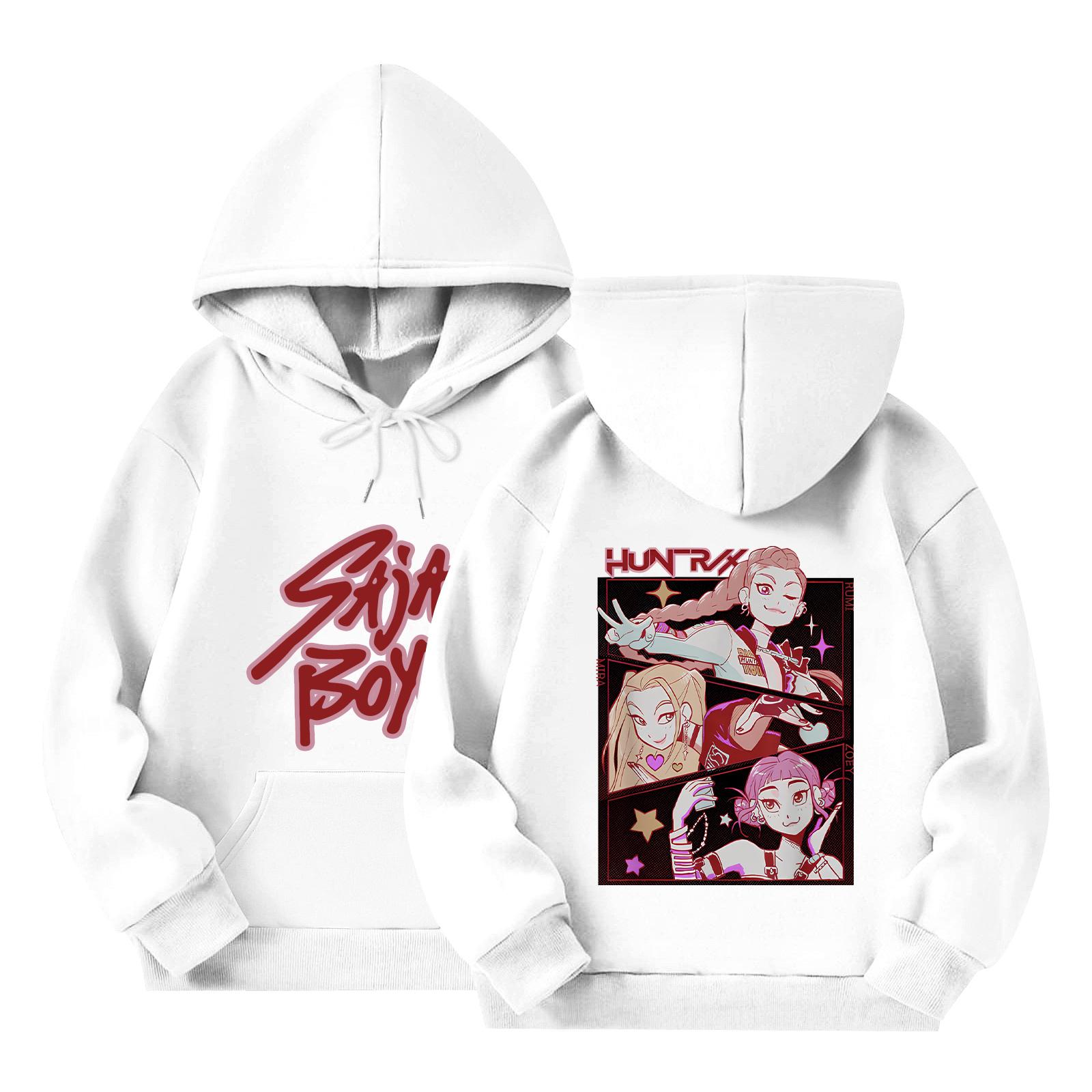 

Детский пуловер с длинным рукавом, свободного кроя, с принтом букв, капюшоном на шнурке 100 белый