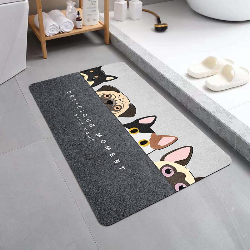 Entrance Door Mat Kitchen Carpet Bathroom Entrance Mat Floor Mat Foot Pad