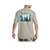 Nike ACG men's gray quick-dry loose-fit short-sleeve T-shirt with letter print
