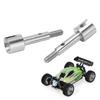 1 Pair Rear Axle Cup Stainless Steel RC Spare Parts for WLtoys 144001 144002 124018 124019 124017 124016 1/14 Cars