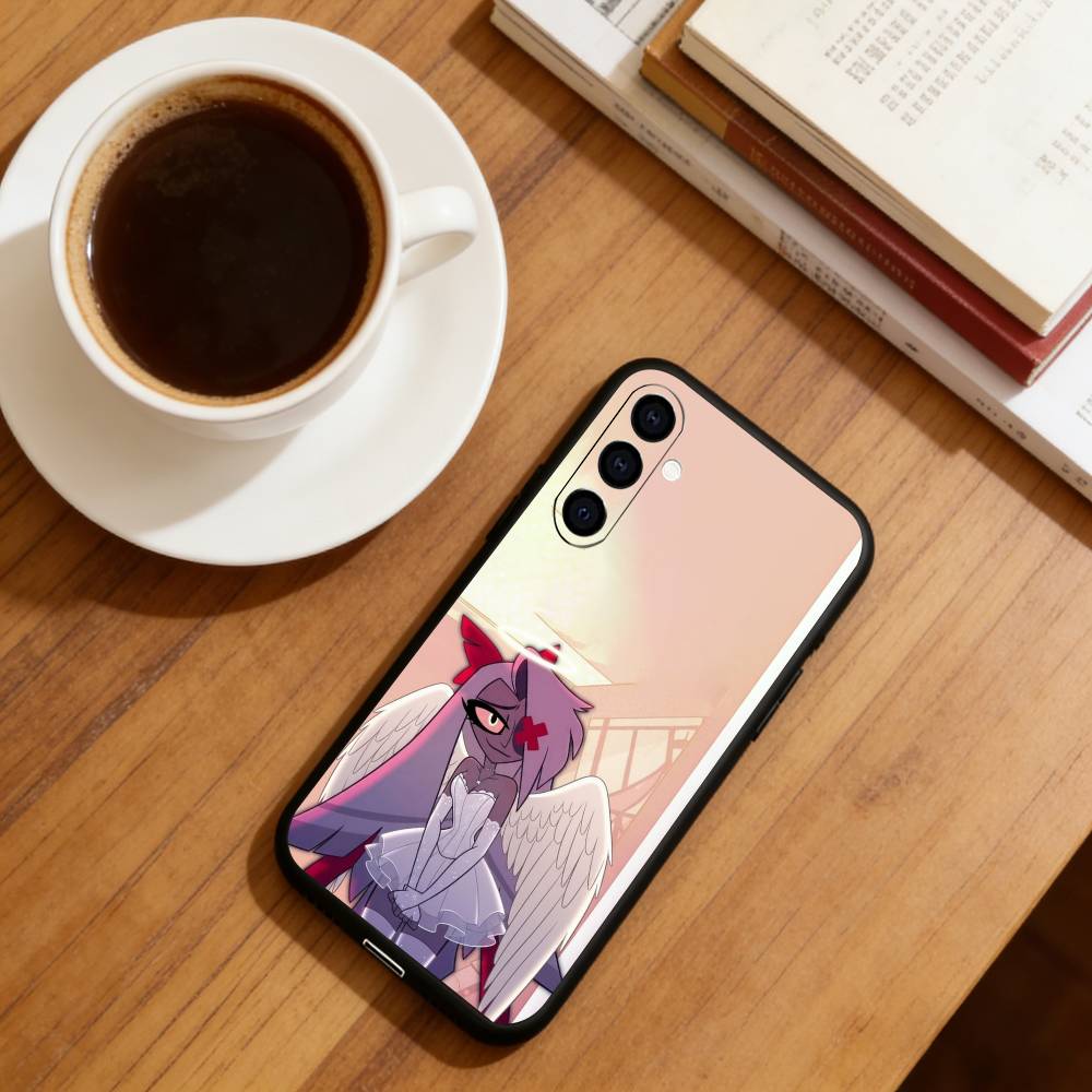 Hazbin Hotel Vaggie Phone Case For Samsung Galaxy A73,A72,A71,A70,A53,A52,A51,Others Soft Black Cover