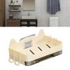 Wall Mounted Soap Holder Hole     Shape Drainage Soap Dish Holder for Bathroom