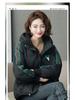 Women's Slim Fit Black Hooded Down Jacket - Fashionable Winter 2024 Short Coat
