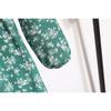 GMXIA Women's Fashion Spring Autumn Floral Print Long Sleeve O-Neck High Waist Casual Dresses