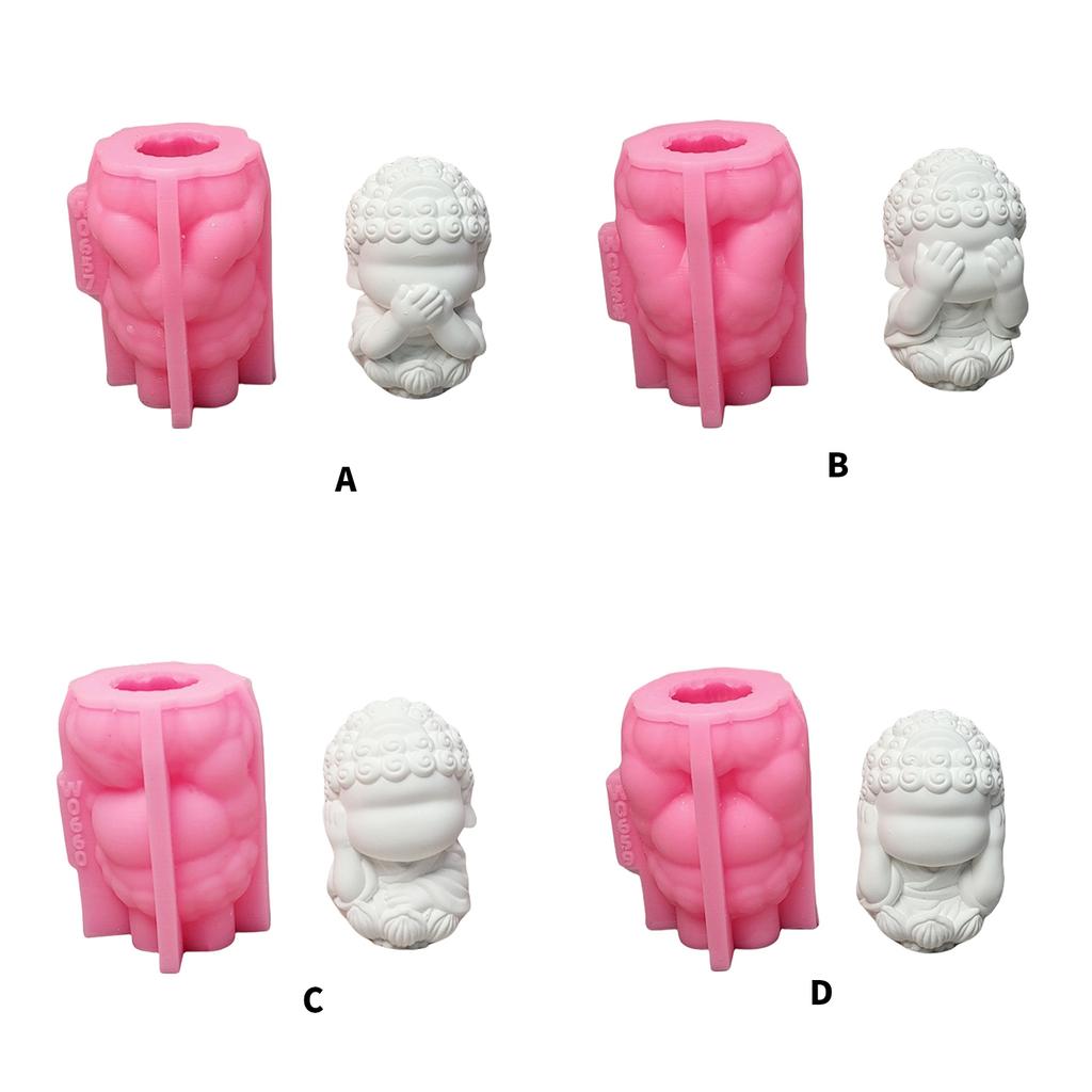 Religious Statue Silicone Candle Molds Epoxy Resin Molds for Making Candle Soap Chocolate Candy Cake Fondant Decoration