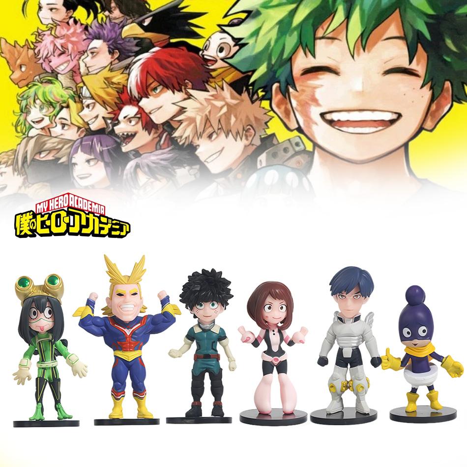 New Anime My Hero Academia Action Figures Midoriya Izuku Bakugou Katsuki Todoroki Shouto Ochaco Uraraka Kirishima Model Toy
