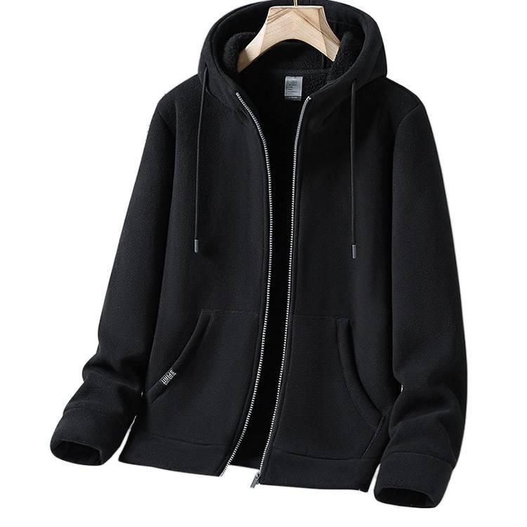 Herren Kapuzenpullover mit Fleece-Futter für Herbst und Winter