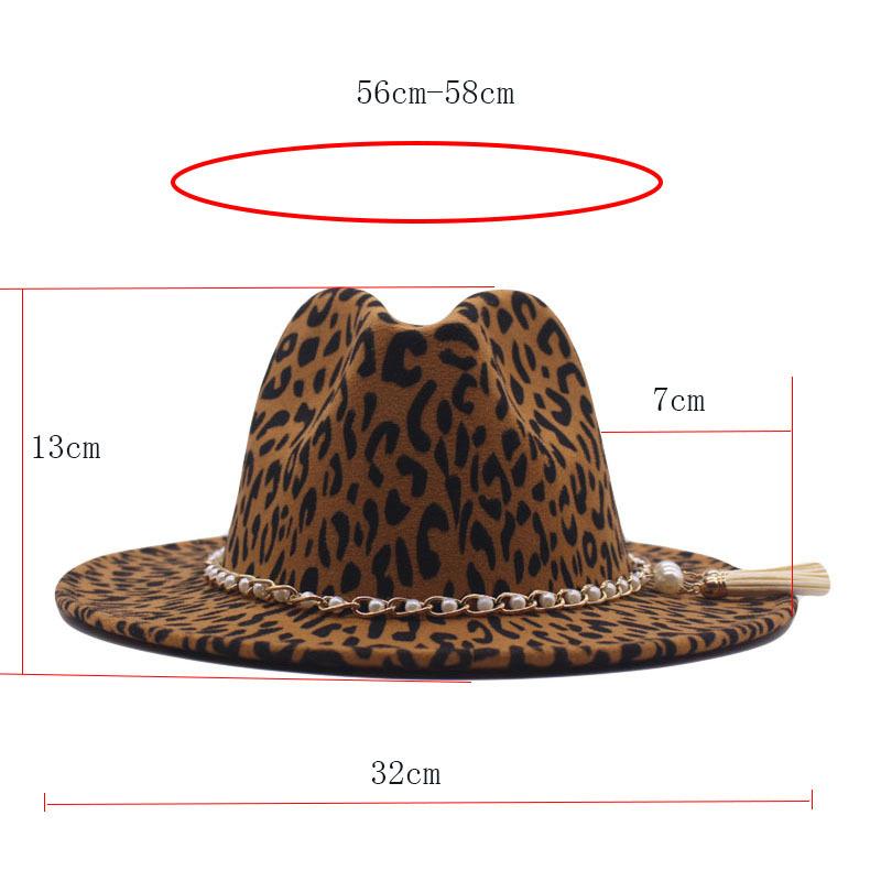 Autumn and winter British style men and women double-sided color matching printed woolen jazz hat new fashion flat-brimmed hat big eaves hat