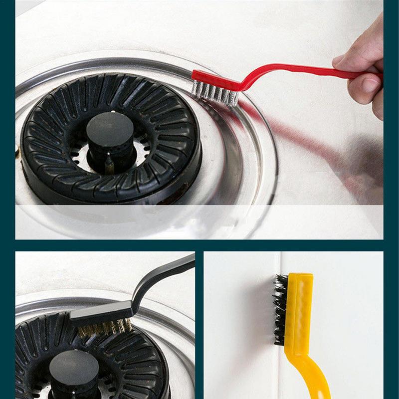 3PCS Stove Cleaning Brush Set Deep Clean Kitchen Brushes For Range Hood And Stove Top Cleaning Durable Scrubber