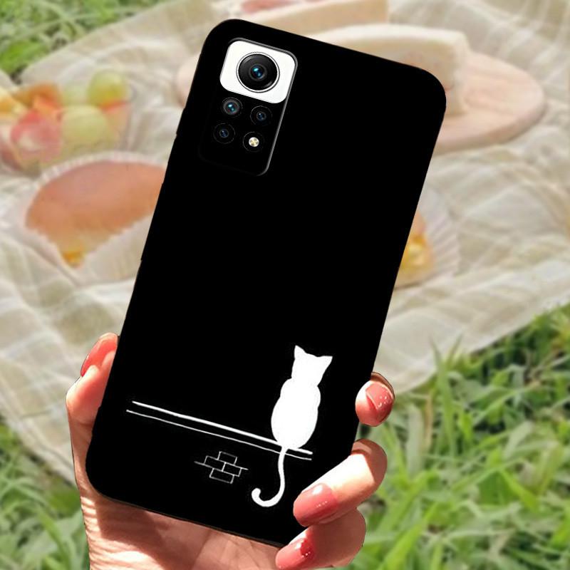 For Redmi Note 12 Pro 4G Case Silicone Soft Marble Black Bumper Funda Coque For Xiaomi Redmi Note 12 Pro Protective Phone Cover