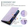 For iPhone 16 Plus Case Rhombus Grid PU Leather Wallet Crossbody Phone Cover