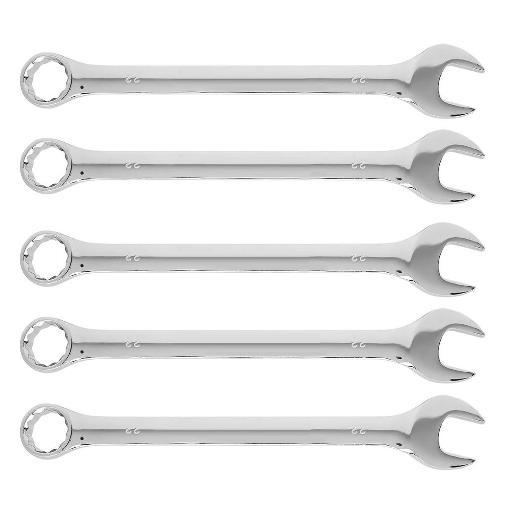 5Pcs Ratchet Wrench Dual Purpose Open Box Spanner Chrome Vanadium Steel Hand Tools 22mm