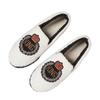 A piece of piled and thickened beanie shoes, women's lazy home shoes with one foot, warm flat-bottomed fluffy cotton shoes