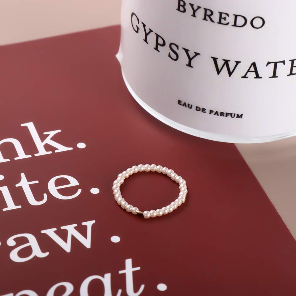 Korean Style Wedding Fashion Accessories Pearl Rings Geometric Rings Finger Jewelry Women's Ring