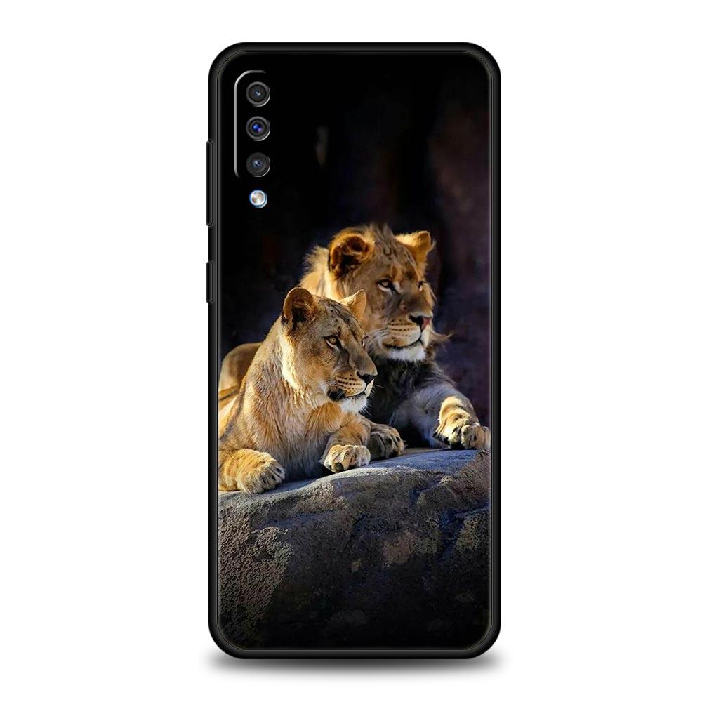 Lion Alpha Male Cub Phone Case For Samsung Galaxy A56 A36 A26 A34 A17 A16 A06 A14 A12 A54 A72 A24 A22 A20e A52 A50 A40 A32 Cover