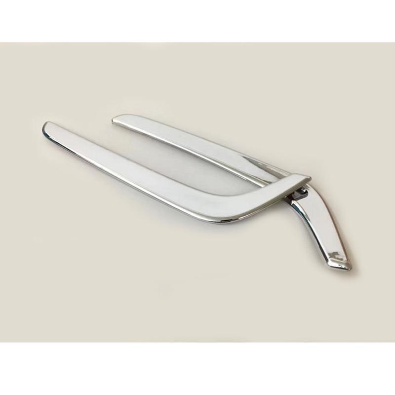 Car Body Head Front Fog Eyebrow/Trim Light Lamp Frame Stick ABS Chrome Cover Parts For Honda CRV CR-V 2017 2018