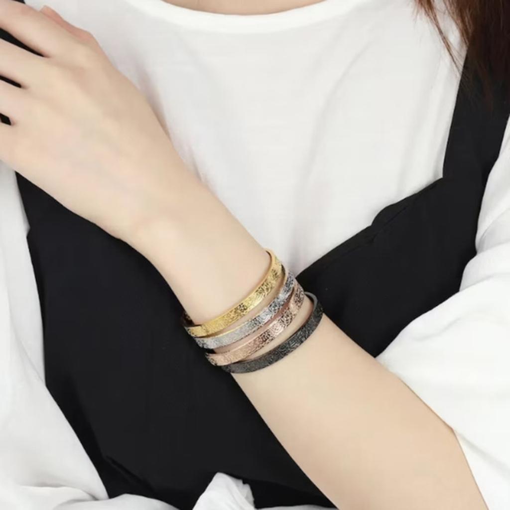 Vintage Ayatul Kursi Halskette & Armbänder Accessoire Islamischer Hals Schmuck und Armband Anhänger mit Arabischer Kalligraphie Anhänger