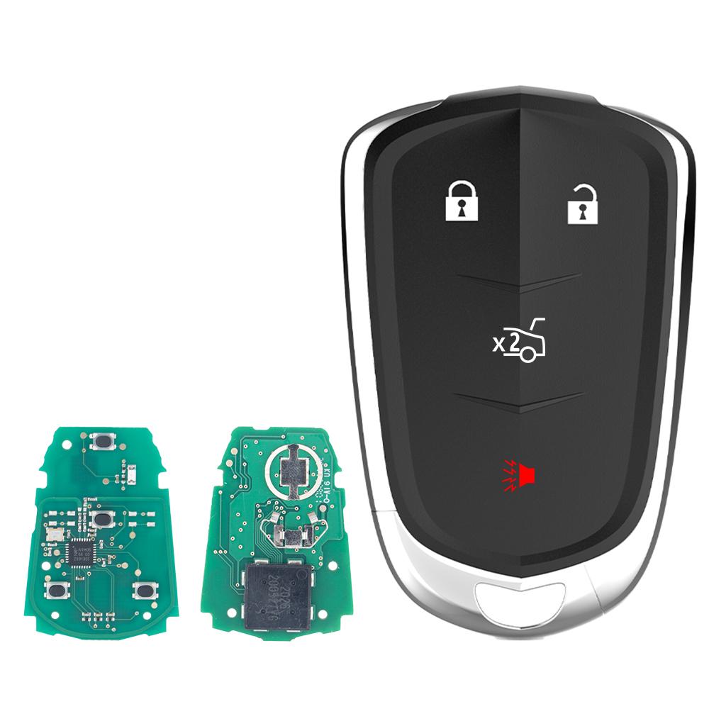 LIXIANG World Car Remote Control Key For Cadillac Escalade SRX XTS ESV ATS CTS HYQ2AB 315MHz HYQ2EB 433MHz ID46 PCF7937E Card