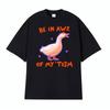 Be in Awe of My tism Unisex Silly Goose Autism T Shirts Men Women Vintage Humor Short Sleeve Tshirt Summer Tops Casual T Shirt