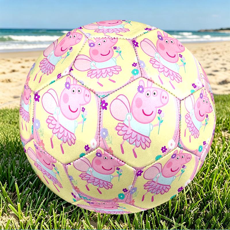 Cartoon Animation Print Size 5 Soccer Ball, PU Wear Resistant Football for Match Training and Daily Practice, Birthday Gift for Soccer Fans