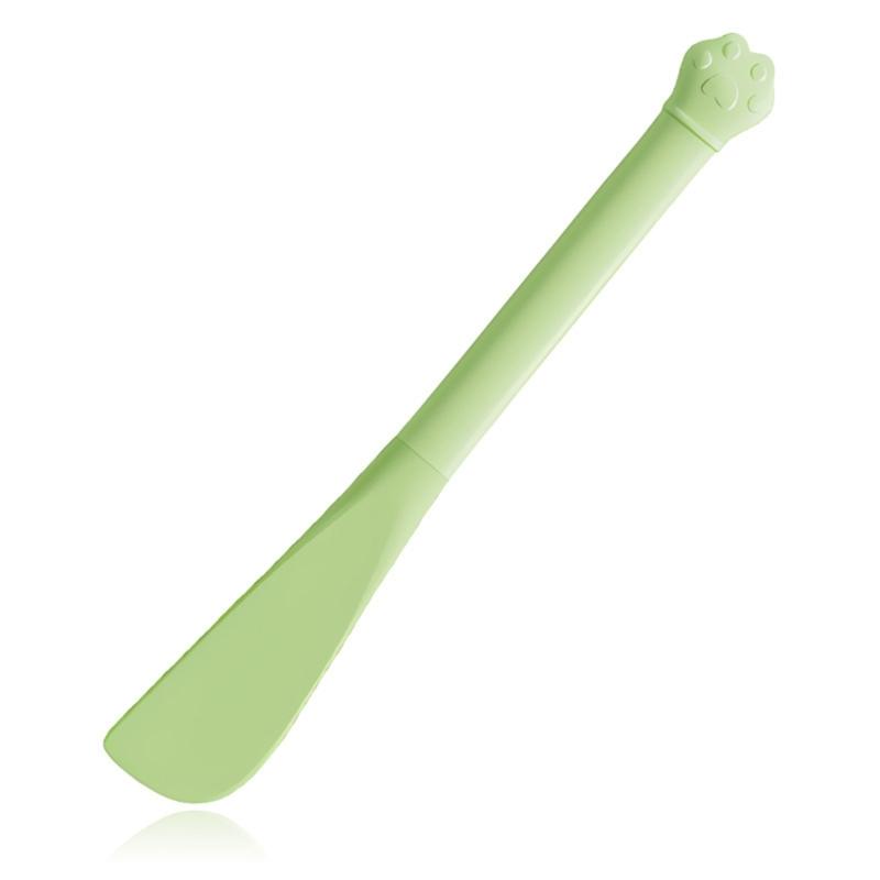 

Cats Long Handle Can Scoops Multifunctional Pet Canned Spoon Easy To Clean for Dog and Cats Feeding зелений