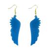 Diy Crystal Epoxy Earrings Mold Dangle Pendant Decorations Mold Three-dimensional Angel Wing Mirror Silicone Mold