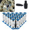20 PZ Dadi Ruota da Corsa in Alluminio - M12x1.25/M12x1.5 Dadi Tuner per Toyota Honda Nissan