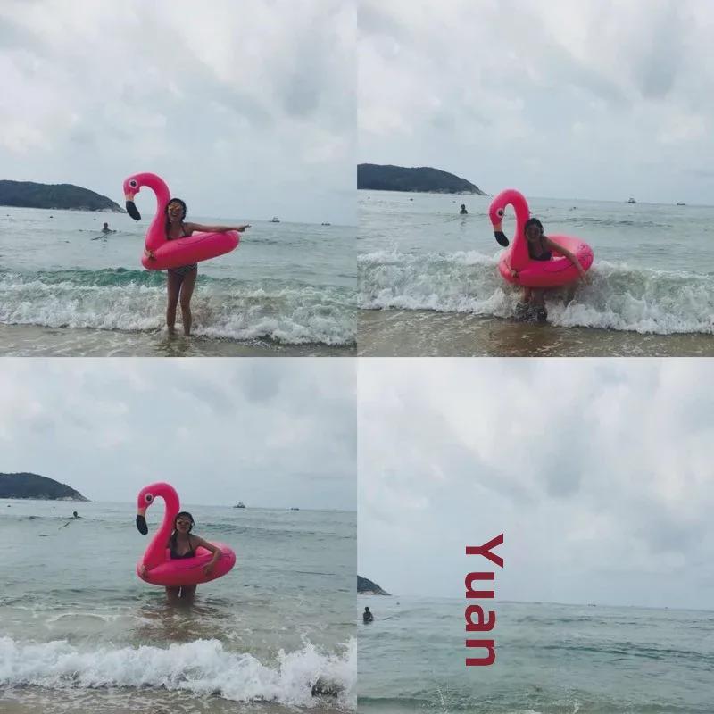 High-Quality 90cm Fire Crack Bird Inflatable Swimming Ring for Kids