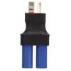 10 Pcs EC5 Female to T Male Adapter Blue Black 10x20x47mm Rubber Plastic Copper EC5 Connector Plug for RC Boat