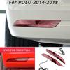 For VW Polo 2014 2015 2016 2017 2018 Rear Bumper Light Fog Lamp Reflector 3-in-1 Functions Turning Lights 1pair