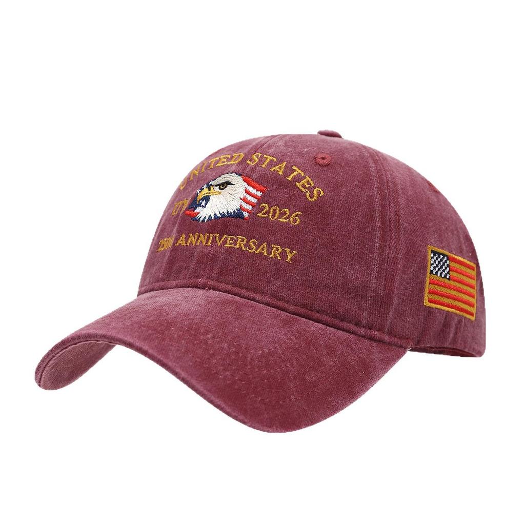 250th Anniversary Eagle & Freedom Commemorative Dad Hat - Embroidered Baseball Cap
