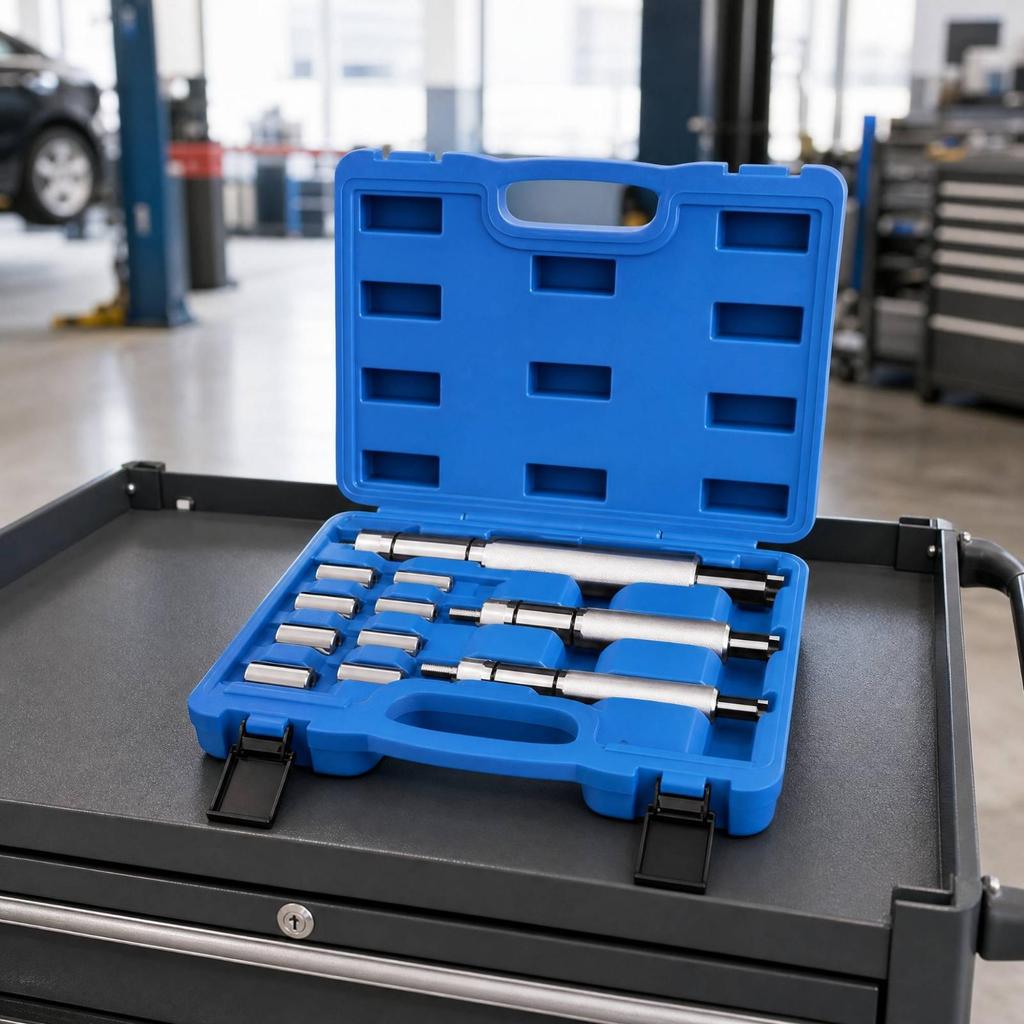 11 Pieces ClutchDisc Alignment Tool Kit Threaded Automotive Clutch Set with Metal