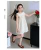 Girls' Summer 2026 New Children's Flying Sleeve Princess Skirt Thin Cotton Elegant Baby Summer Dress