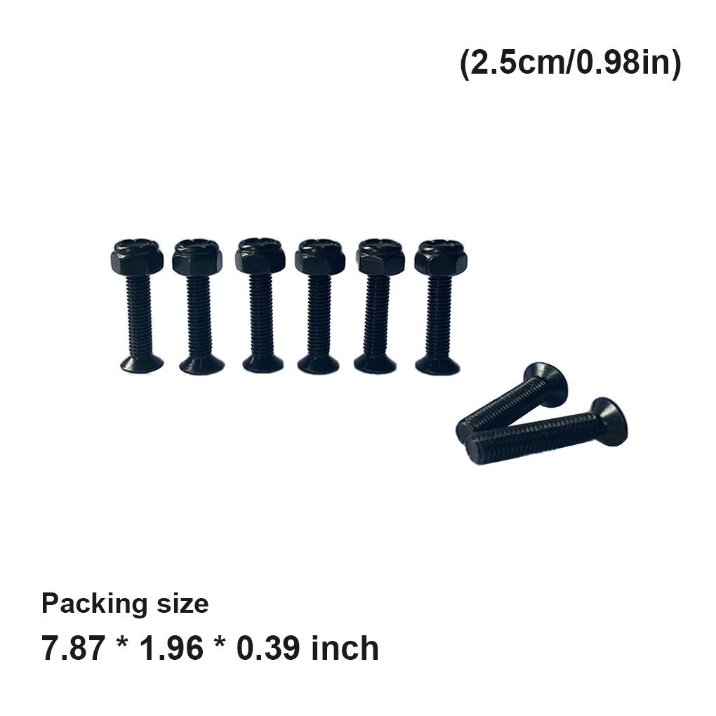 Skate Board Bridge Nail Nut Set Replacement Parts Longboard Rust-proof Hardware Professional Outdoor Screws Accessories