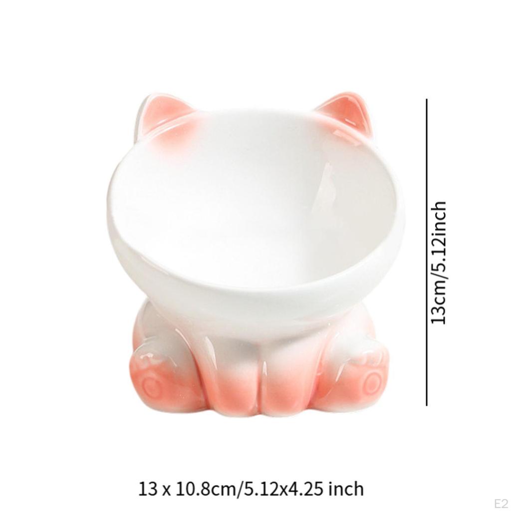 Katzenfutternapf aus Porzellan, Bewässerungsbehälter, Hundefutternapf für und Wasser