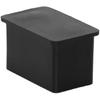 Flyshop 8Pcs Rectangle Chair Leg Caps Non-Scratch PVC Chair Leg Floor Protectors Furniture Table Covers, 13/16" x 1-9/16", 20mm x 40mm