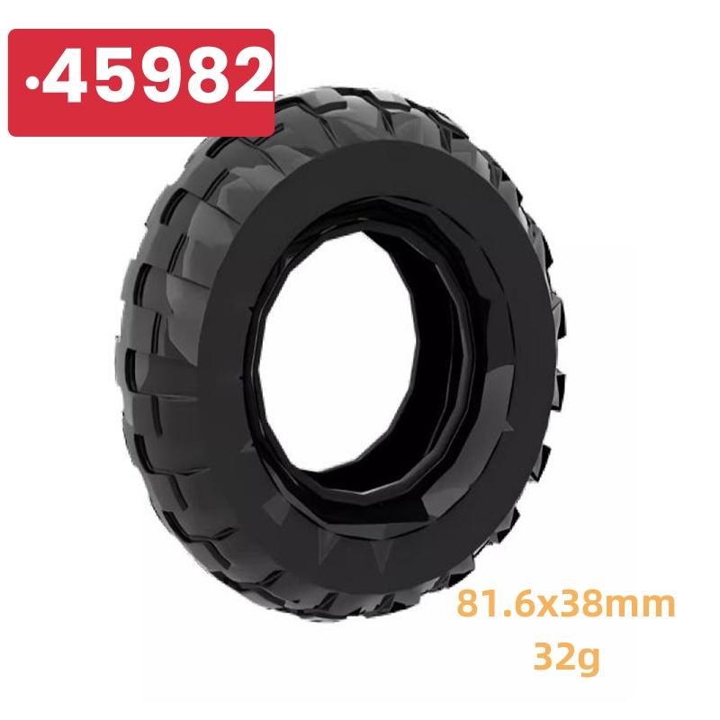 2pcs/lot Building Block Tire Wheel Motorcycle Tyre Car Truck Hub 45982 54120 80279 56907 44771 23799 23798 92912 Brick MOC Set