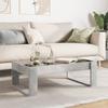 Infinity LED Coffee Table in Concrete Grey 90 x 53 x 30 cm