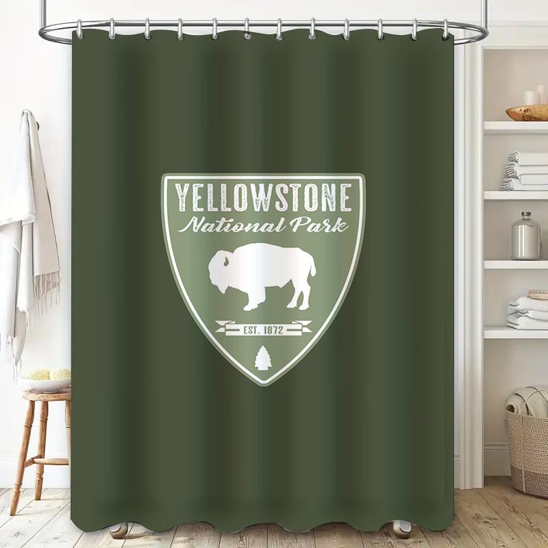Black Cat Shower Curtain Halloween Decoration Waterproof Bathroom Accessories For Home Decor White Black Cats Print 3D Printed P