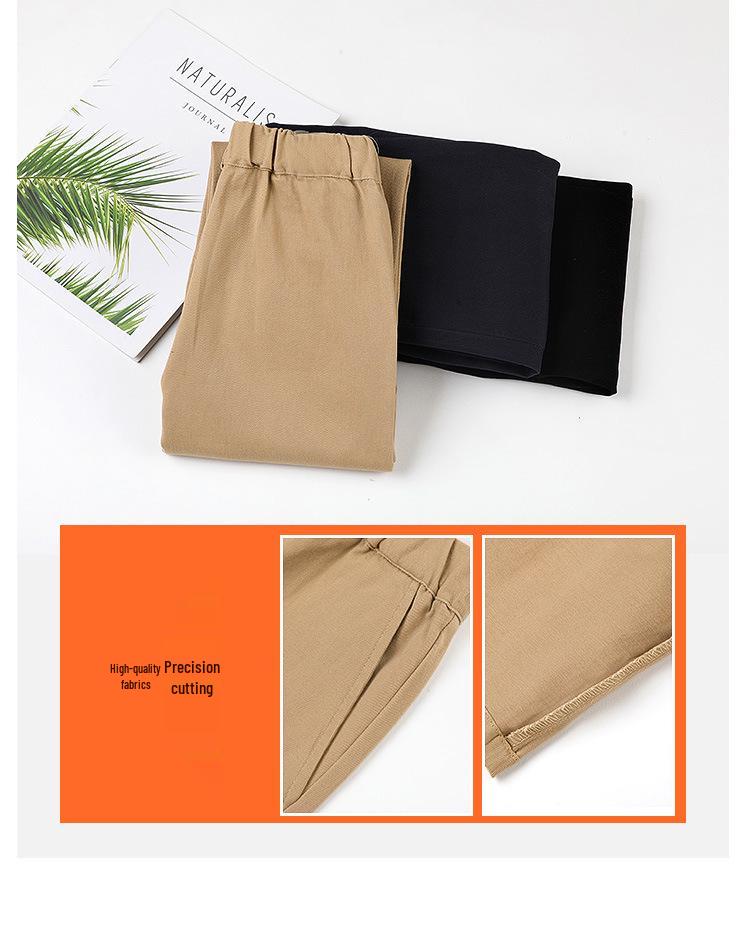 Children's Khaki and Navy School Uniform Pants – Pure Cotton, Performance, Loose Fit