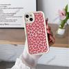 TK Station Hot-selling Full-screen Red Love iPhone16 High-end Mobile Phone Case Apple 17Pro Silicone Case