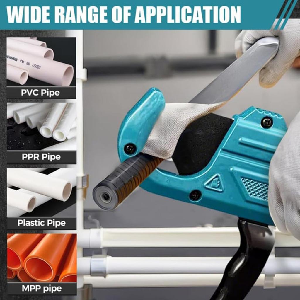 PVC Rohrschneidemaschine, Rohrschneiden, Handwerksbegeisterte