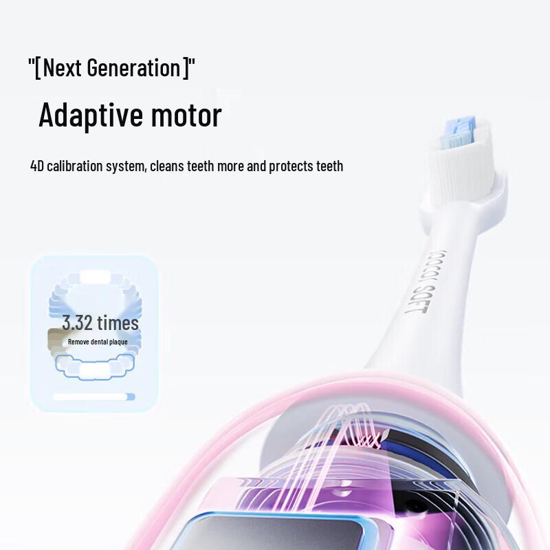 SOOCAS X3S Pink Sonic Electric Toothbrush CN Plug (adapter Included)