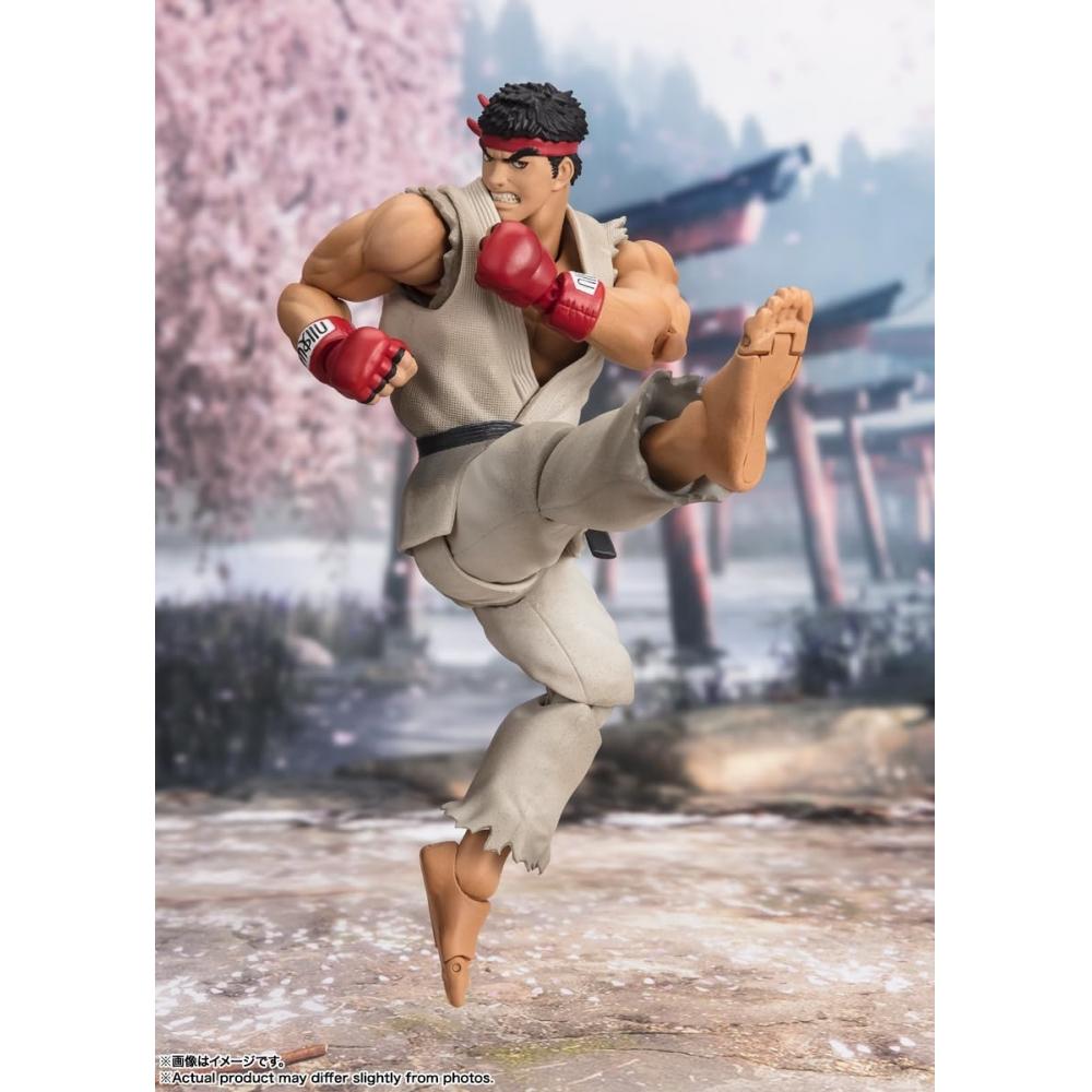 SHFiguarts Street Fighter Ryu -Antrekk 2- Ca. 150 mm PVC- og ABS-malt bevegelig figur