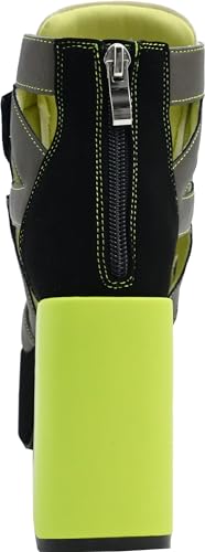 Yosuke Women's Heeled Sandals, Light Green, Size 23.0cm-23.5cm, 2810133