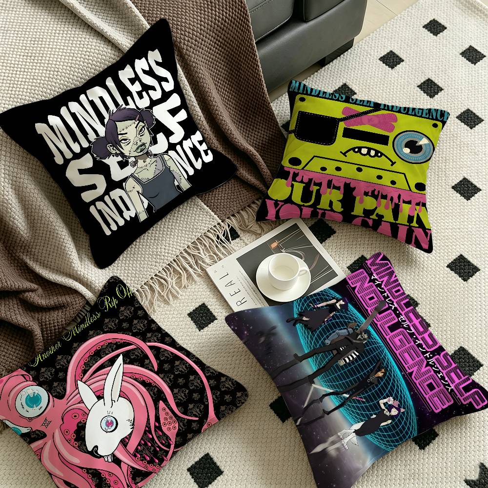 A-Mindless Self Indulgence-S Maple Design Cushion Cover Happy Autumn Harvest decor Holiday Decorati Pillow Cover